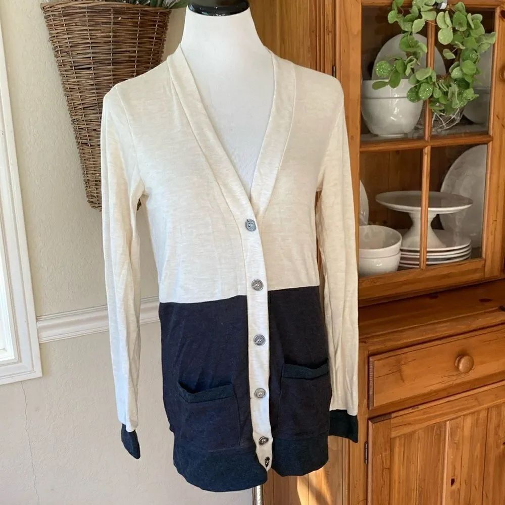Poof Made With Love ❤️ Long Line Cardigan New Size L